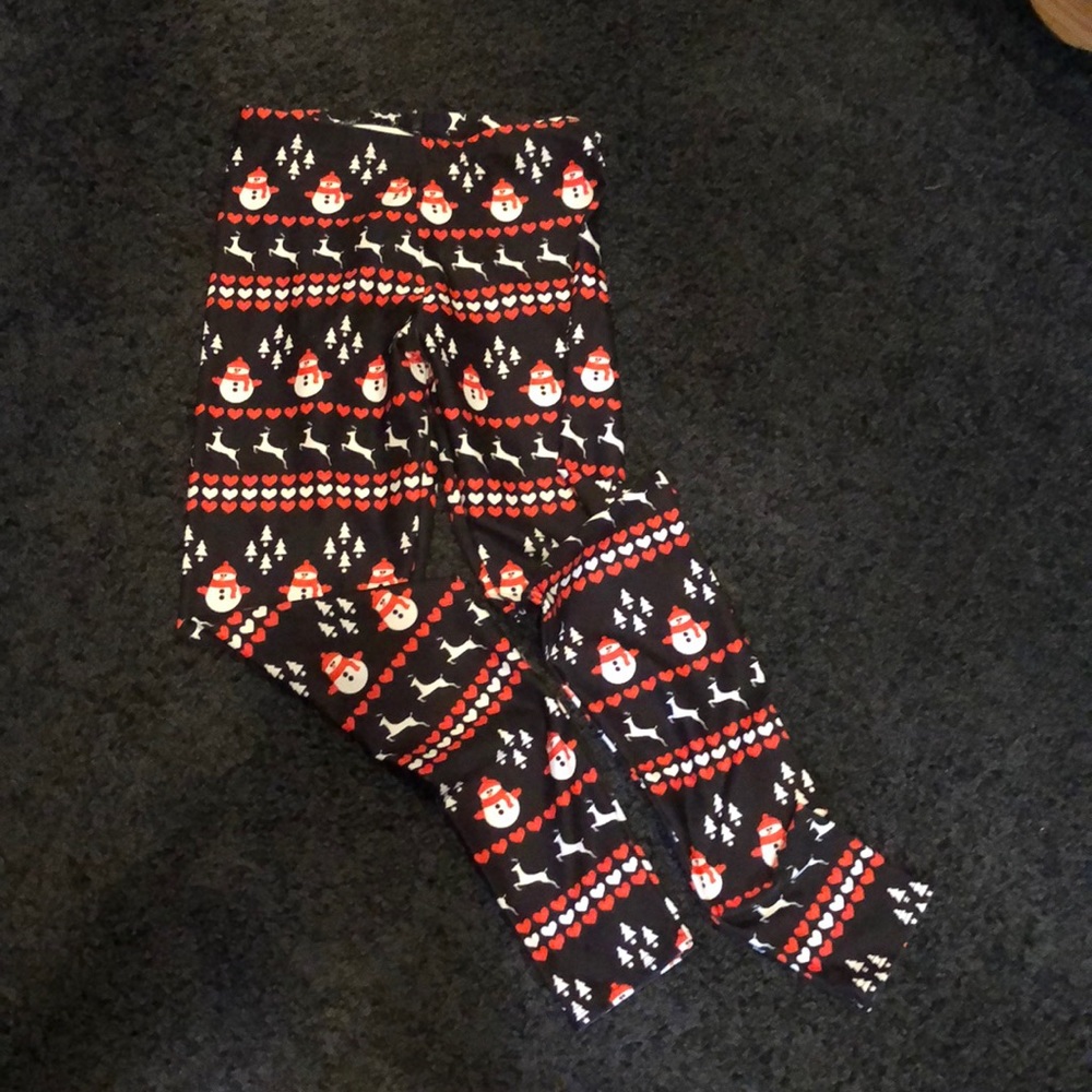Christmas print leggings